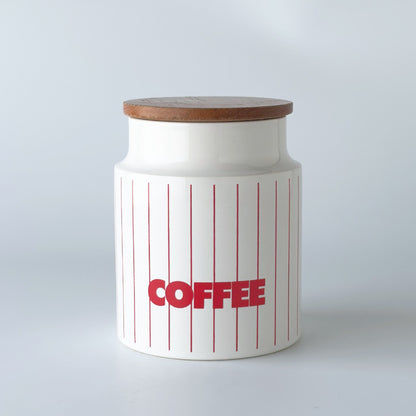 STRIPE ストライプ キャニスター "COFFEE"