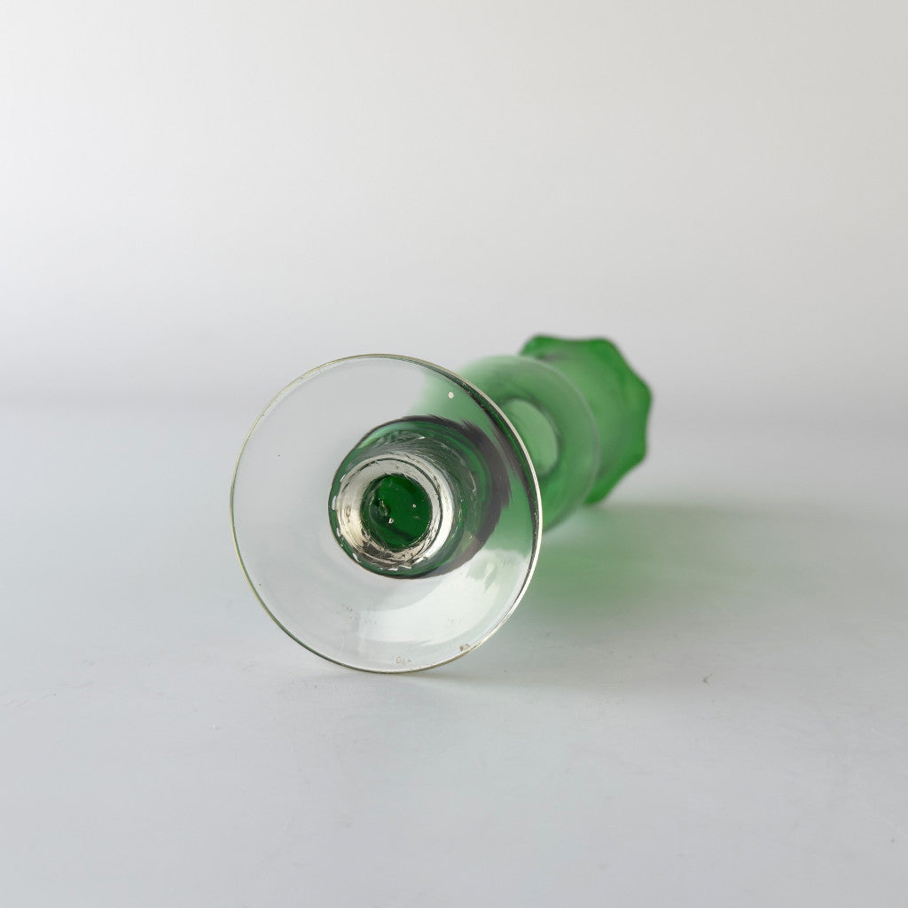 英国ヴィンテージ ガラスフラワーベース