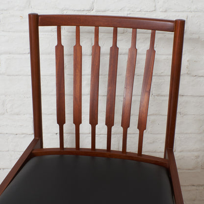 英国ヴィンテージ ダイニングチェア / 張替済