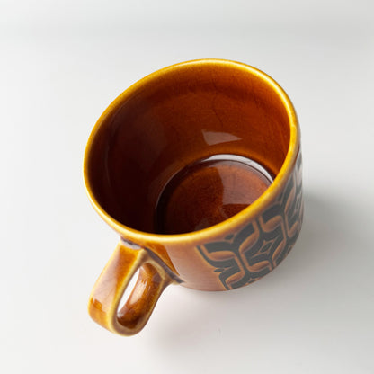 HEIRLOOM エアルーム カップ&ソーサー Autumn brown