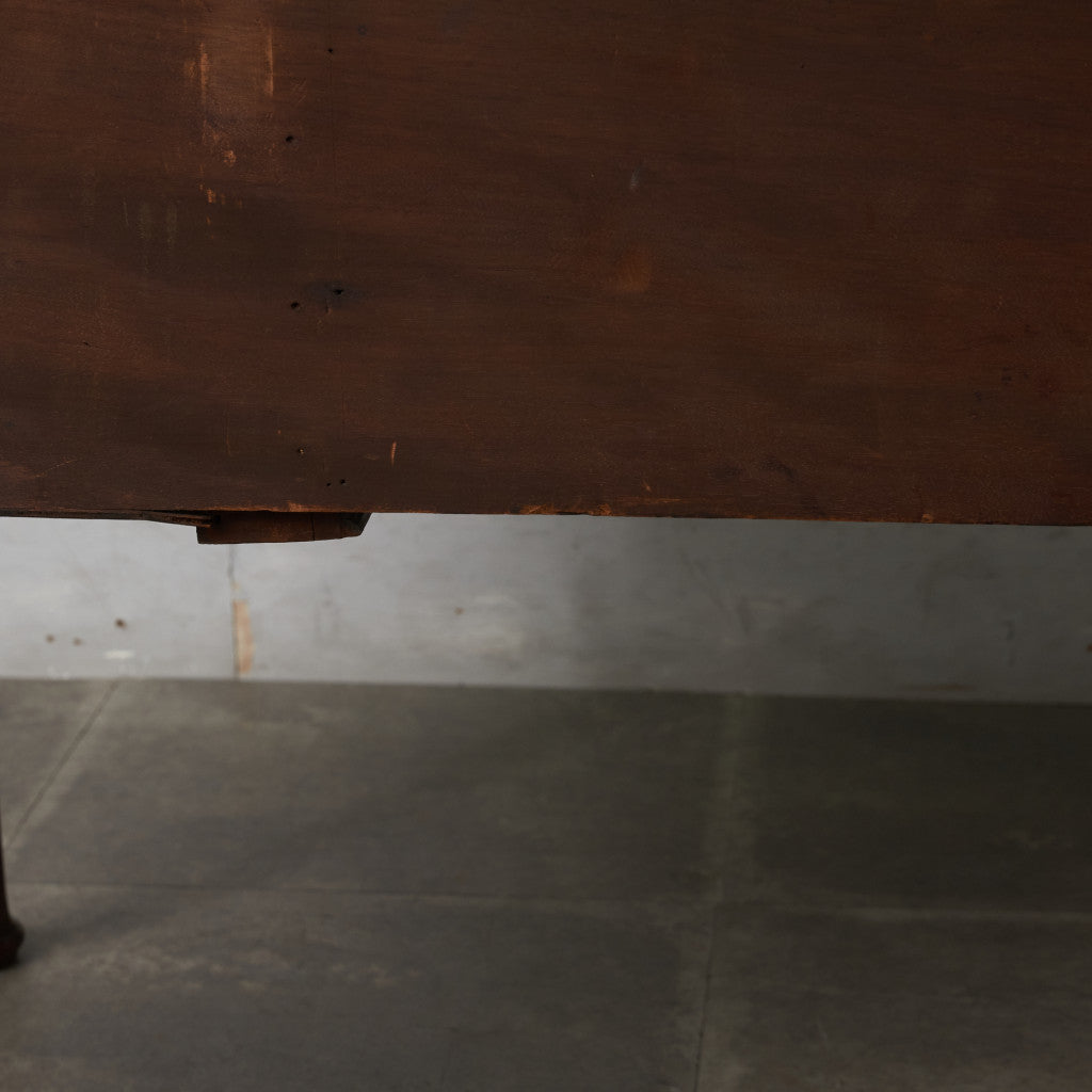 アンティーク ウォールナット材 両袖デスク