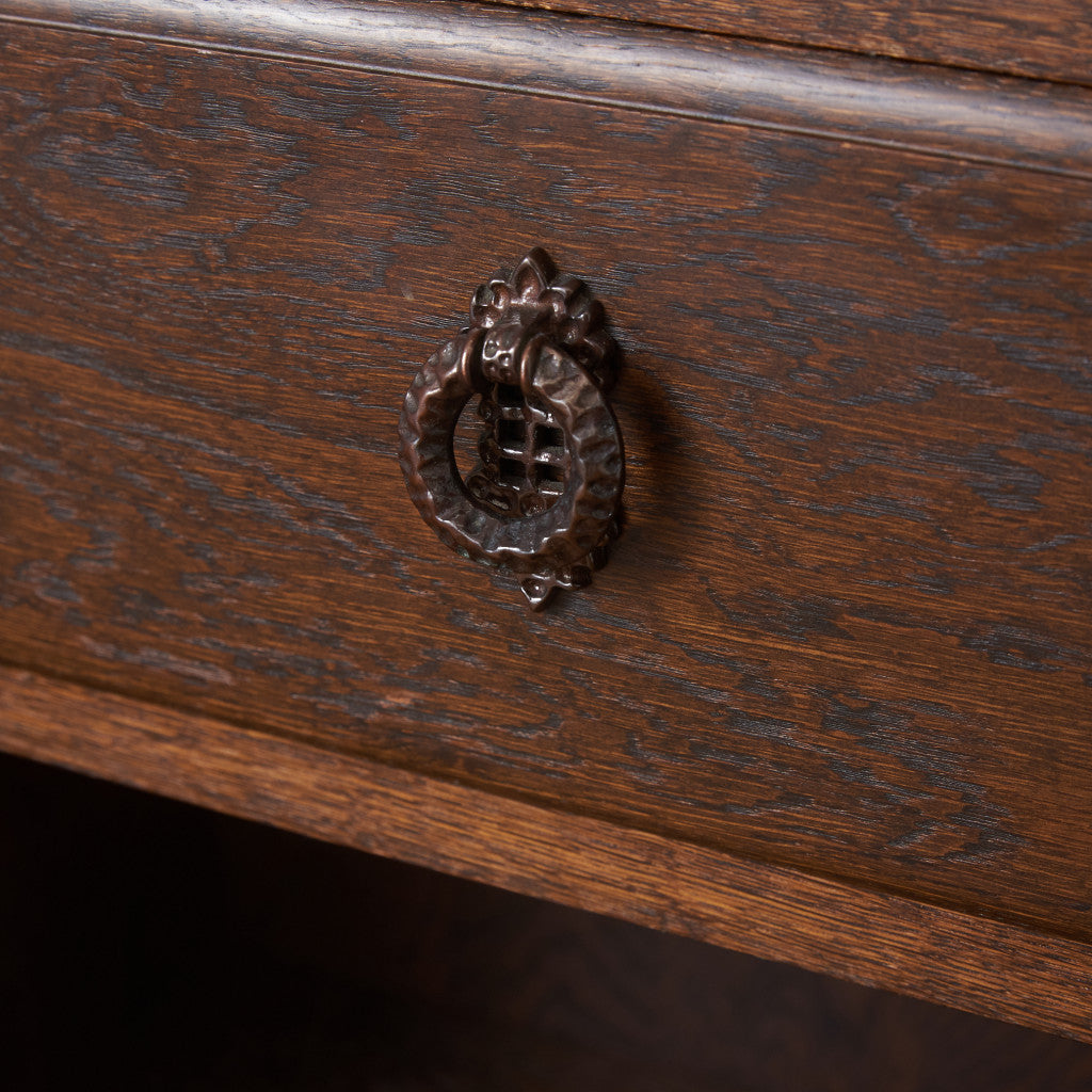 クラシック オーク材 サイドキャビネット