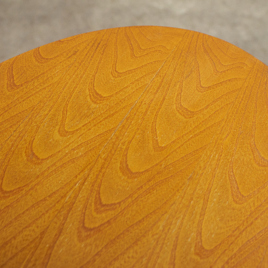 ヴィンテージ マガジンラック付き サイドテーブル