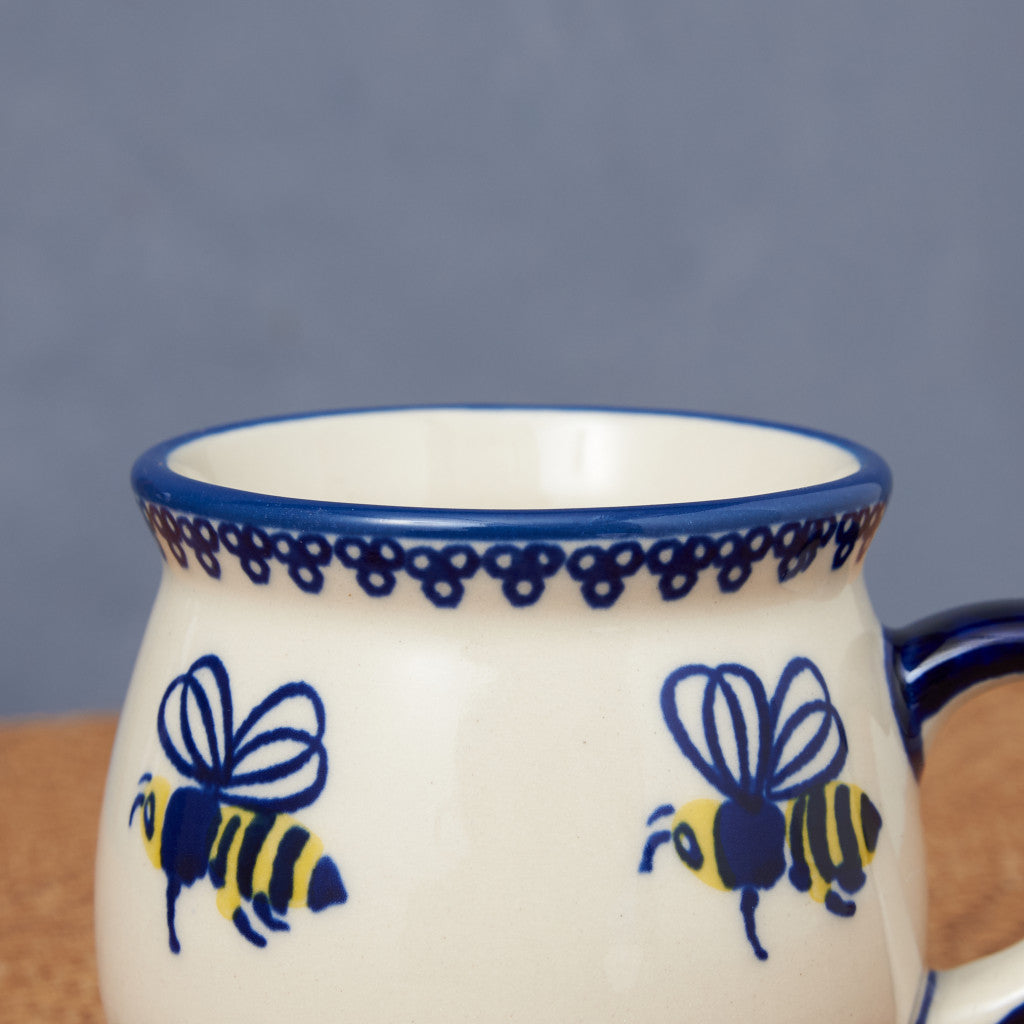 ポーリッシュポタリー マグカップ 蜜蜂