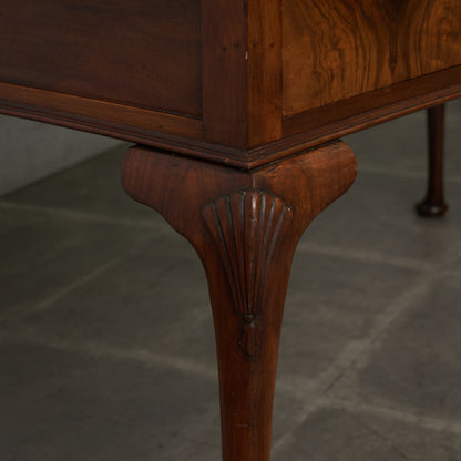 アンティーク ウォールナット材 両袖デスク