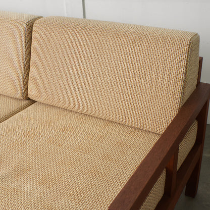 ヴィンテージ チーク材 3人掛けソファ