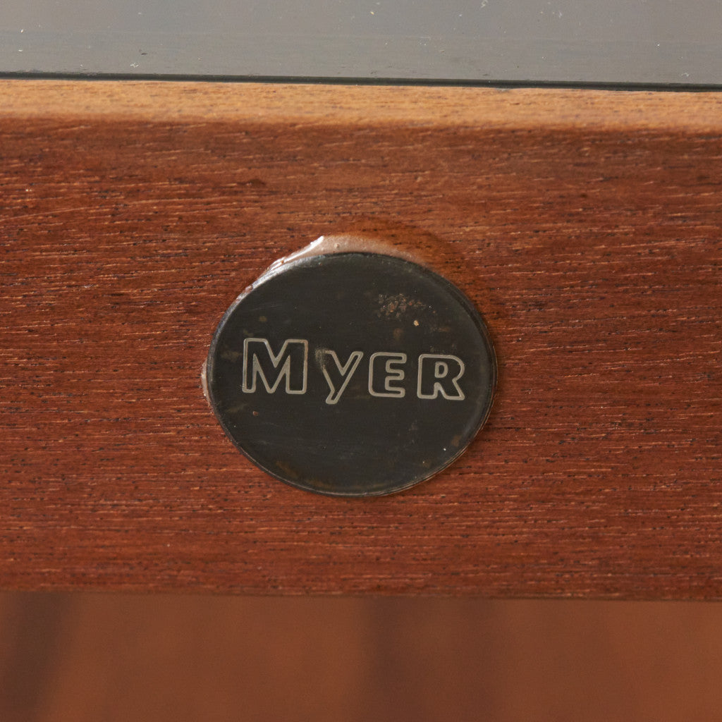 ヴィンテージ スモークガラストップ コーヒーテーブル