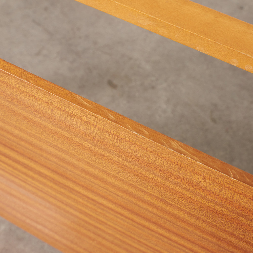 ヴィンテージ スモークガラストップ コーヒーテーブル