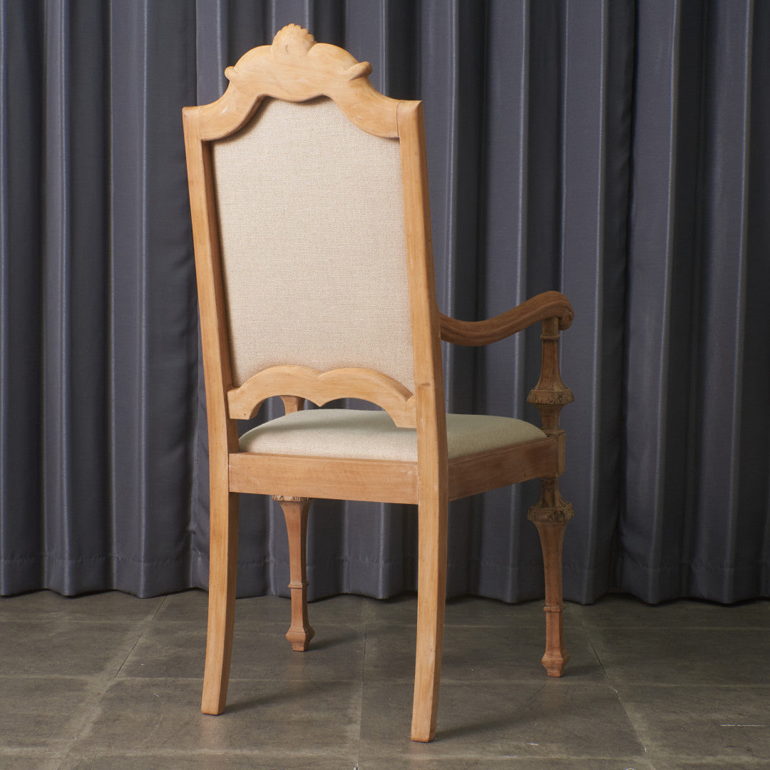 ストリップド加工 アームチェア / 張替済