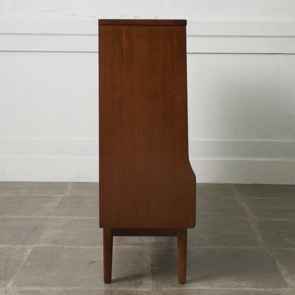 ヴィンテージ ナローガラスキャビネット