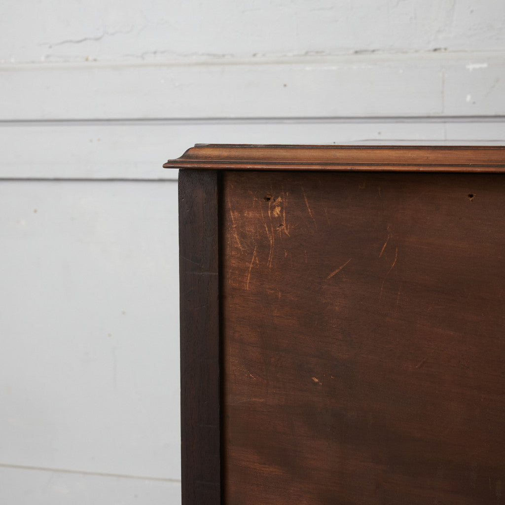 アンティーク ウォールナット材 両袖デスク