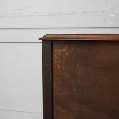 アンティーク ウォールナット材 両袖デスク