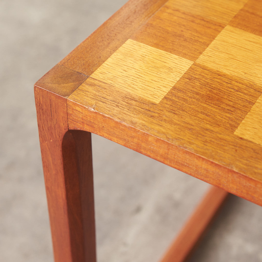 英国ヴィンテージ チェス駒付き チェスサイドテーブル