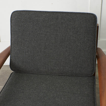 イギリスヴィンテージ アームチェア / 張替済