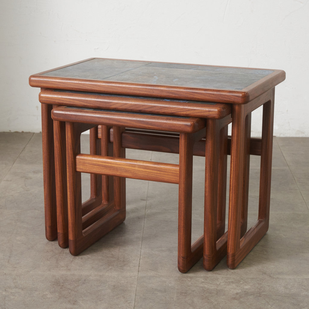 ヴィンテージ タイルトップ ネストテーブル – rocca rocca