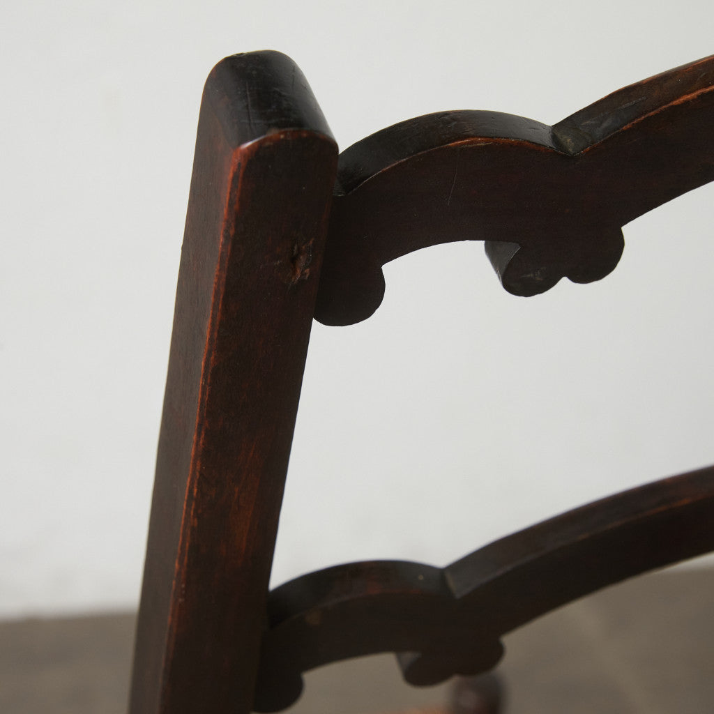 英国アンティーク ラッシュシート ロッキングチェア