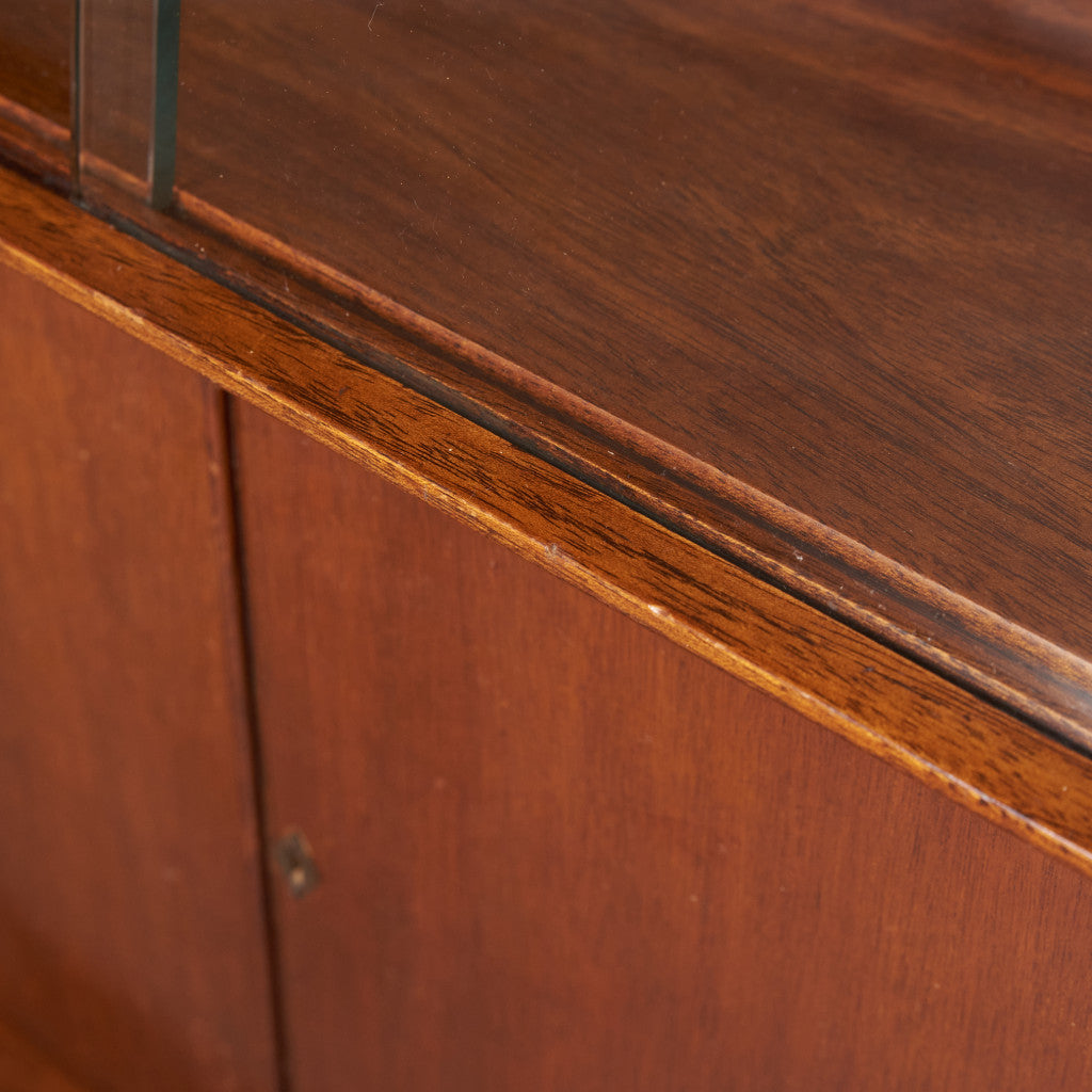 英国ヴィンテージ ガラスキャビネット