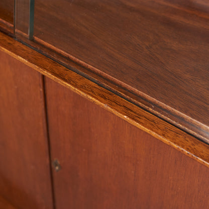 英国ヴィンテージ ガラスキャビネット