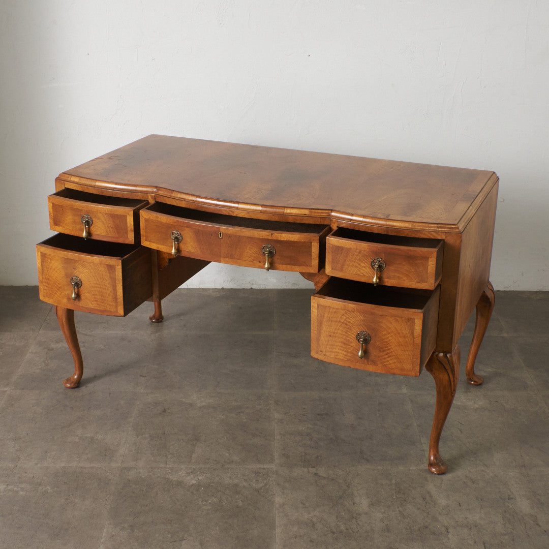 英国アンティーク 両袖デスク