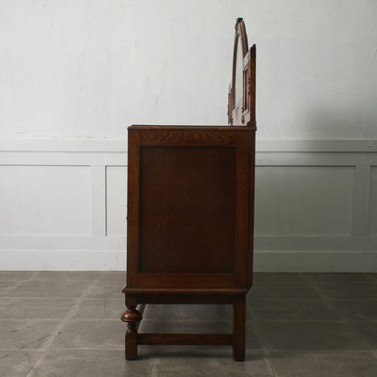 英国アンティーク ミラーバックサイドボード