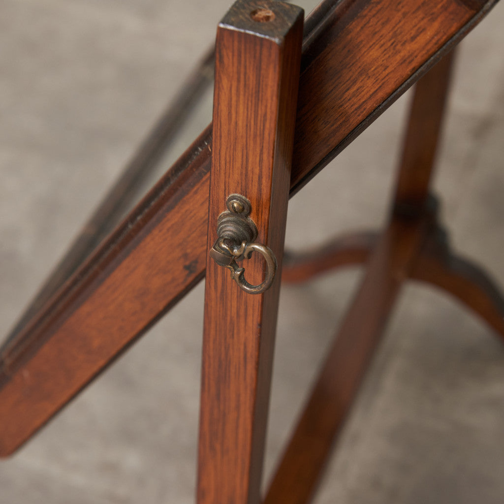 英国アンティーク マホガニー材 スタンドミラー｜rocca rocca