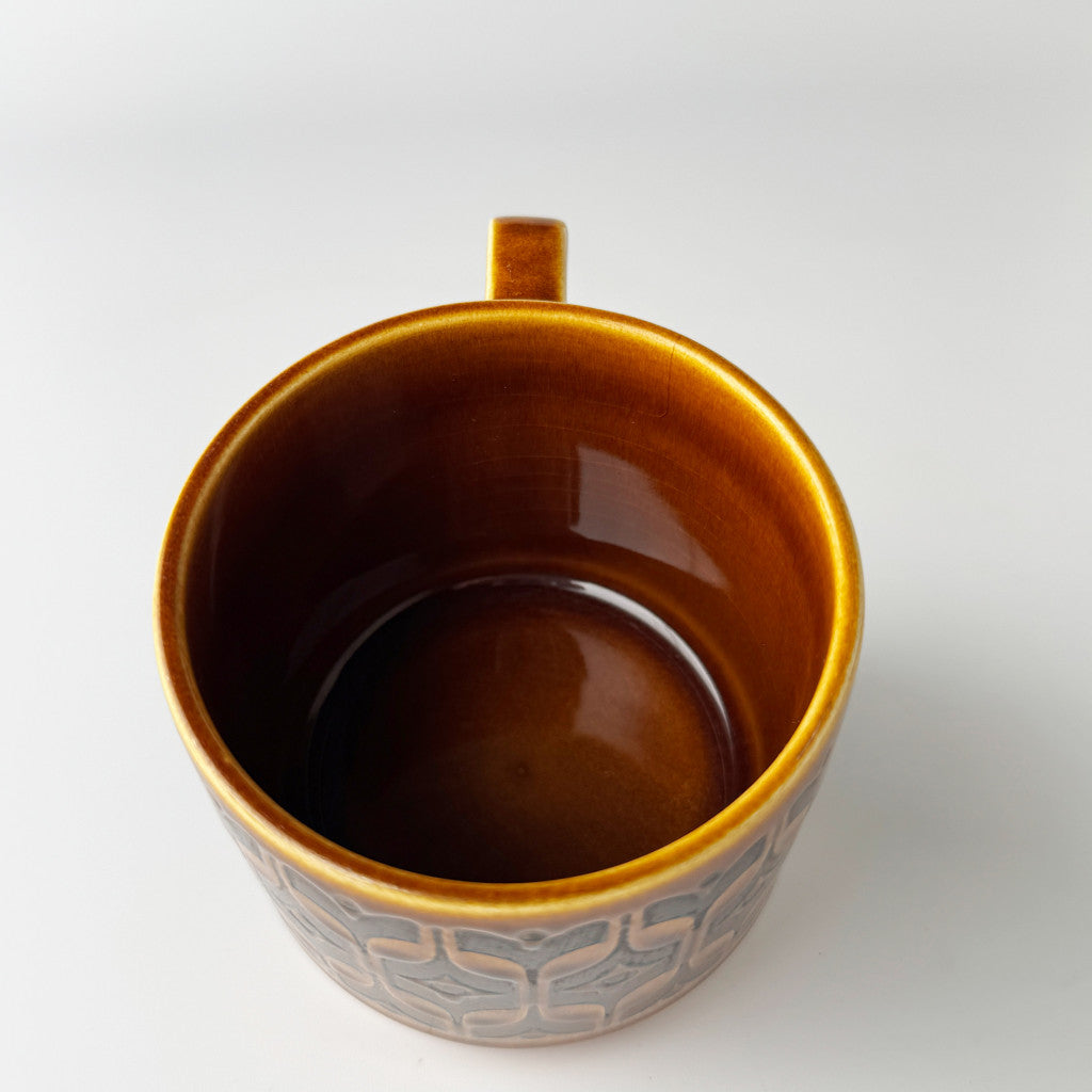 HEIRLOOM エアルーム カップ&ソーサー Autumn brown