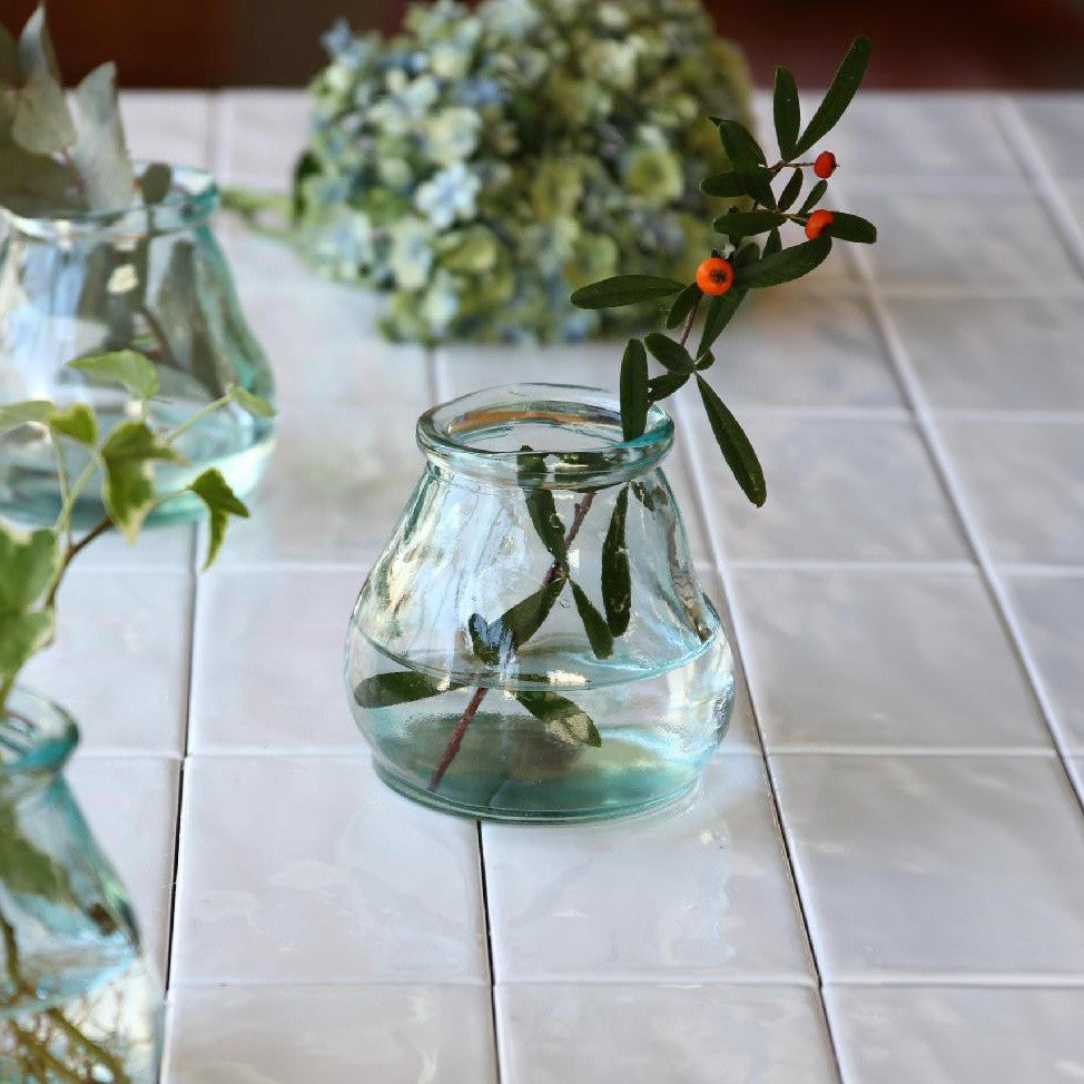 リサイクルガラス フラワーベース CERO クリア