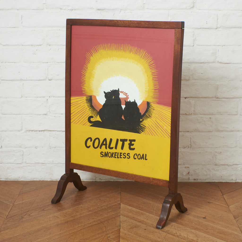 英国ヴィンテージ 看板 / ファイヤースクリーン｜rocca rocca