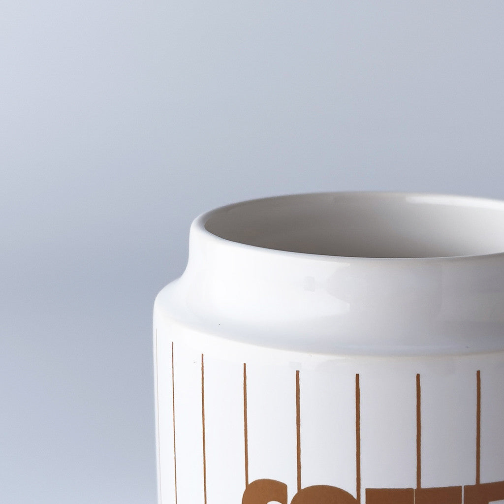 STRIPE ストライプ キャニスター "COFFEE"