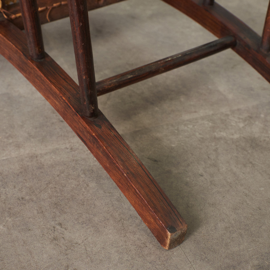 英国アンティーク リージェンシー様式 籐張りダイニングチェア