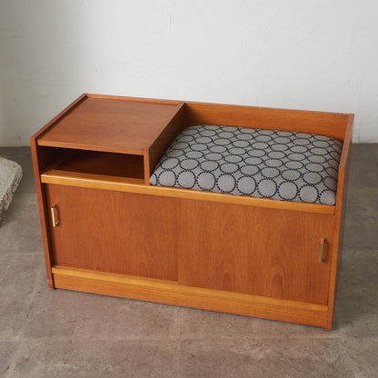 ヴィンテージ テレフォンベンチ / 張替済