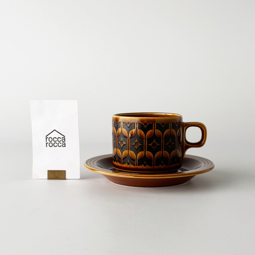 HEIRLOOM エアルーム カップ&ソーサー Autumn brown