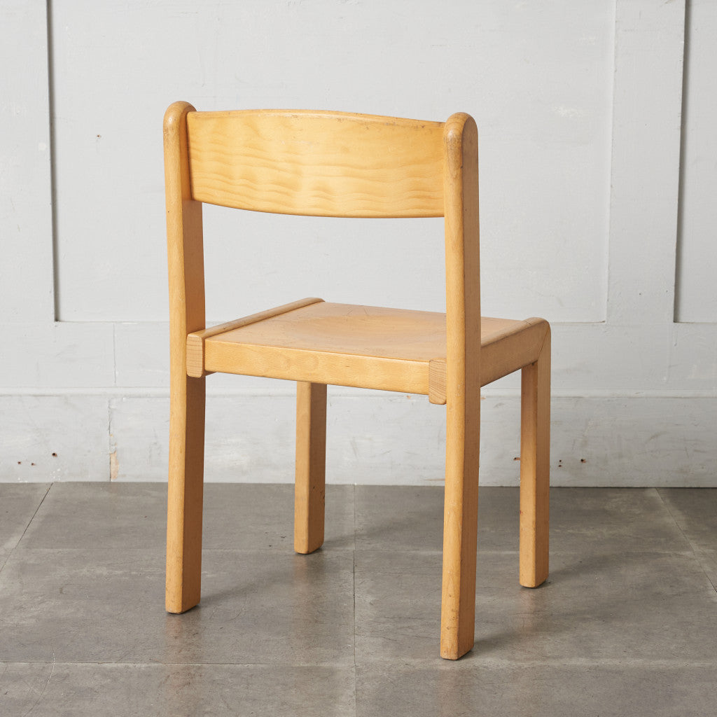 英国ヴィンテージ スタッキングスクールチェア