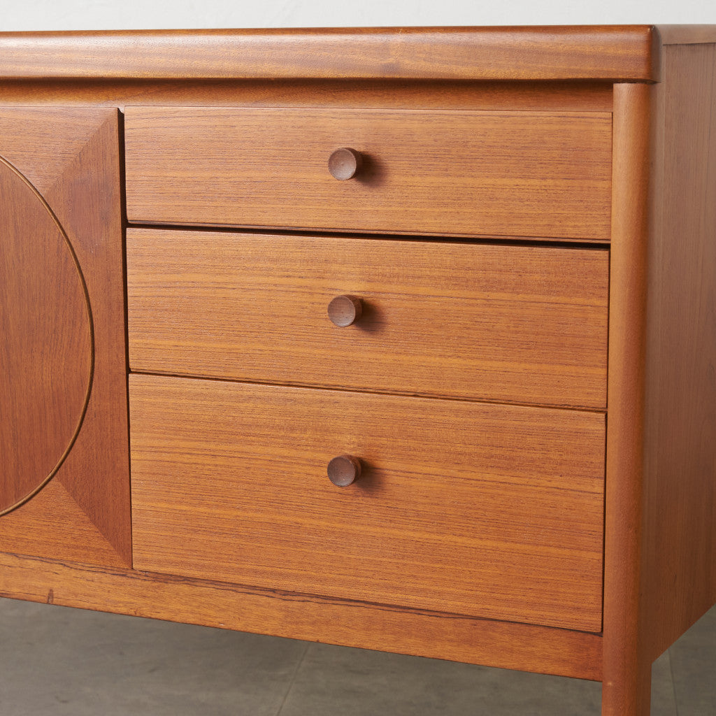 ヴィンテージ サークルサイドボード / カスタムサイズ