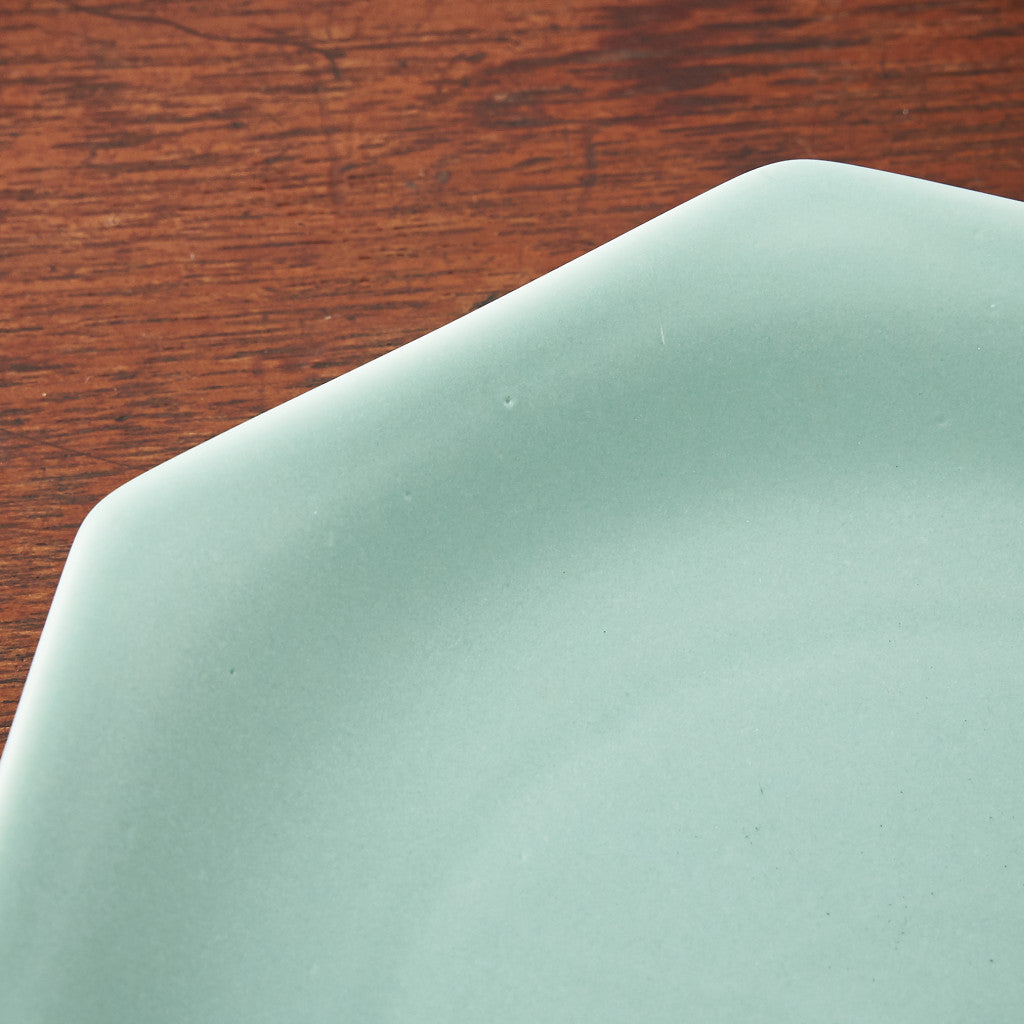 meimei プレート 16.5mm 青磁ブルー