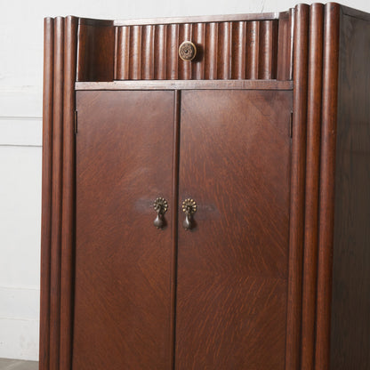 英国アンティーク アールデコ様式キャビネット