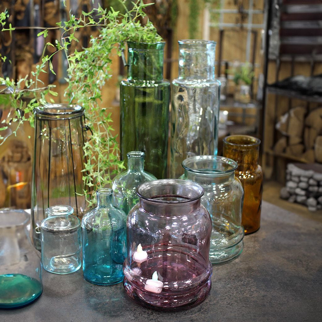 リサイクルガラス フラワーベース CUATRO クリア