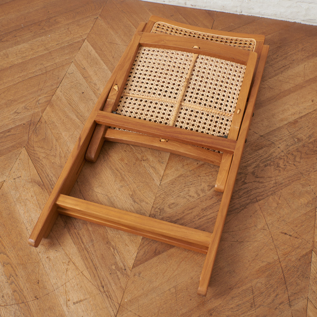 ラタン編み フォールディングチェア