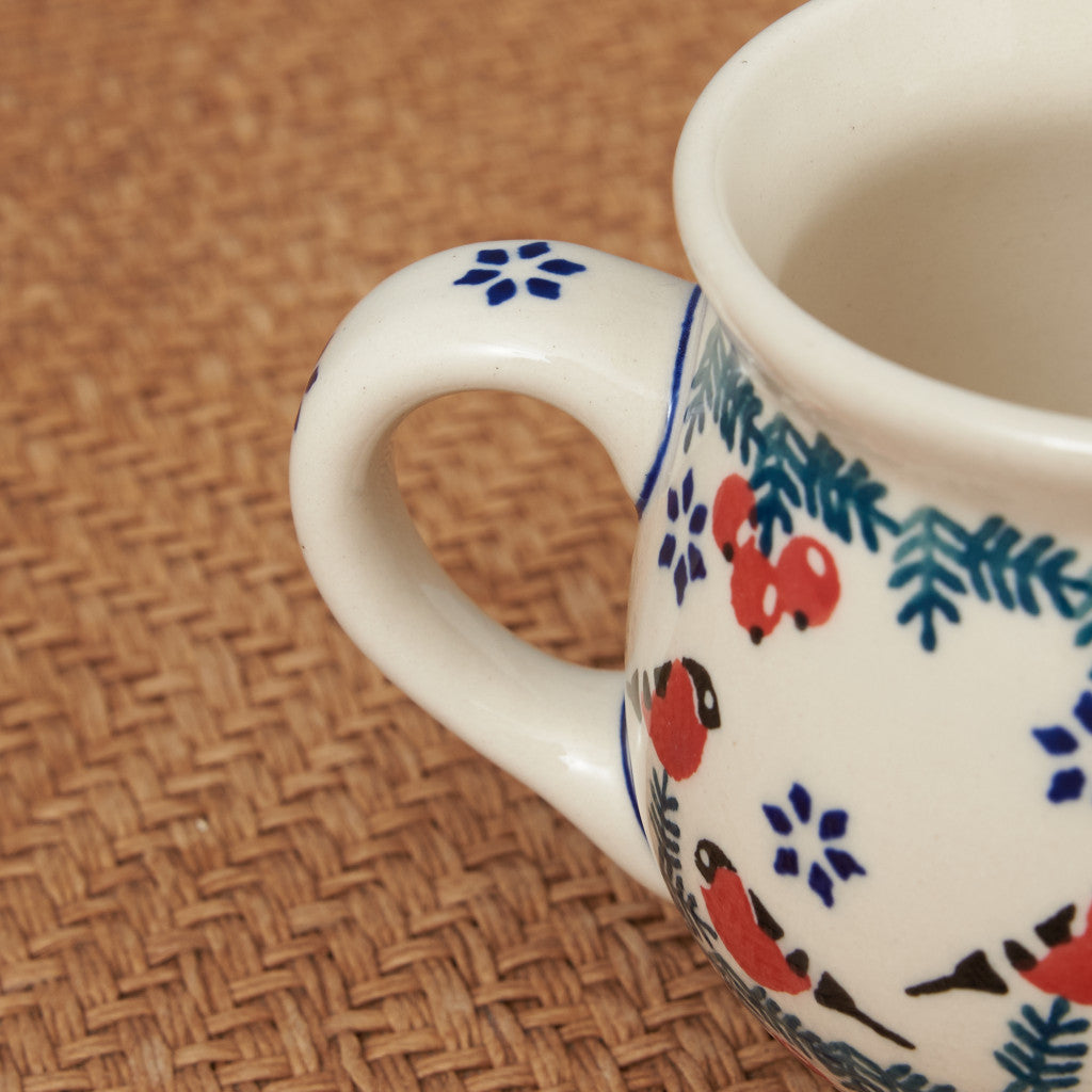 ポーリッシュポタリー マグカップ 小鳥