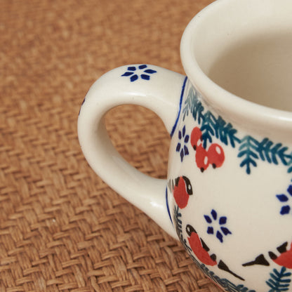 ポーリッシュポタリー マグカップ 小鳥