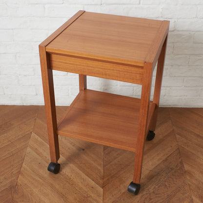 ジャパンヴィンテージ キャスター付き サイドテーブル