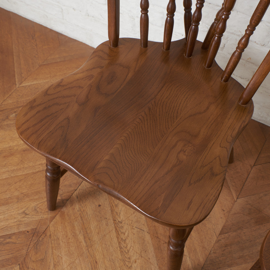 ボウスピンドルバックチェア 2脚セット