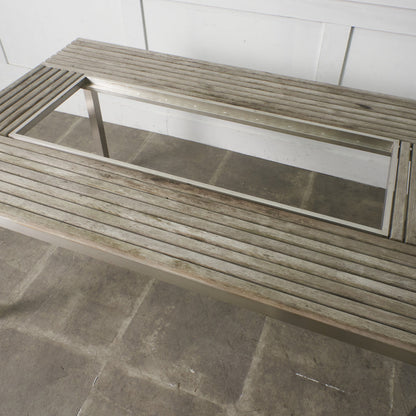 ガーデンユニットテーブル & グリル 3点セット