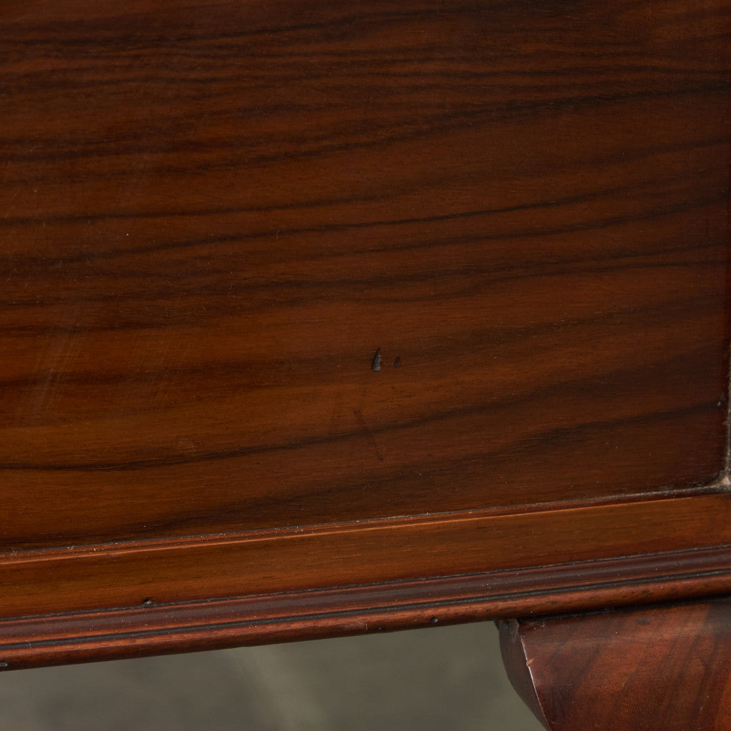 アンティーク ウォールナット材 両袖デスク