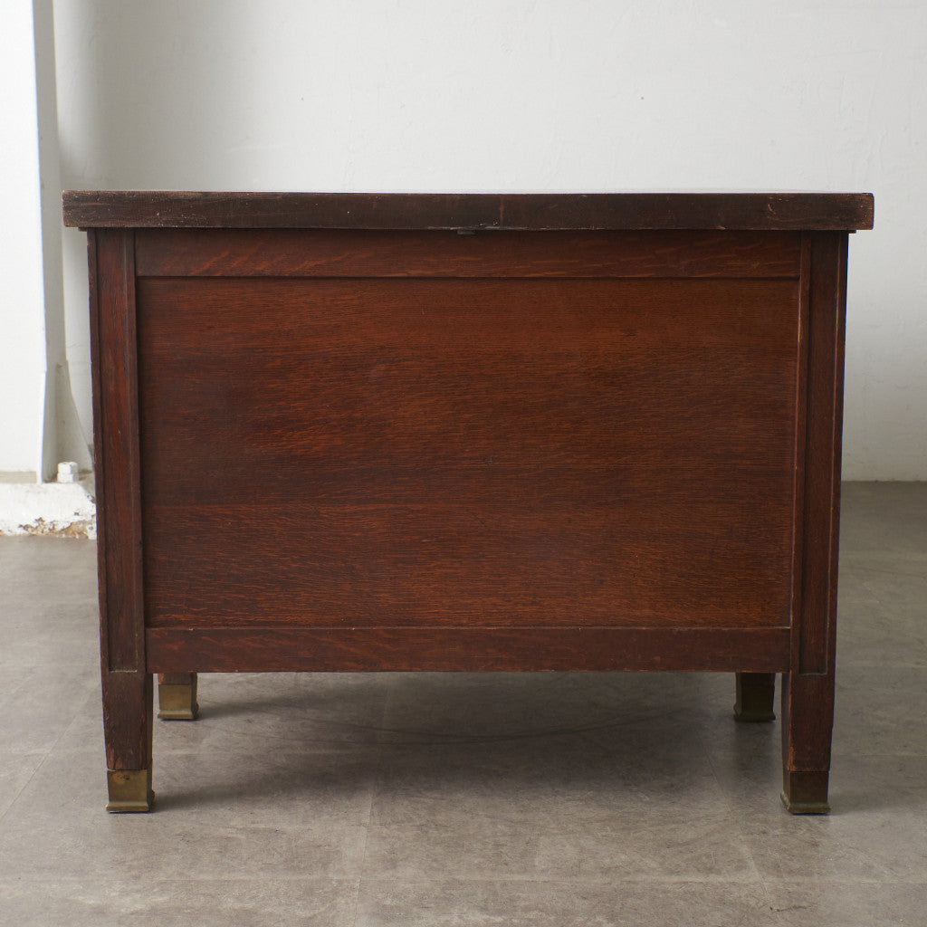 英国アンティーク 両袖デスク