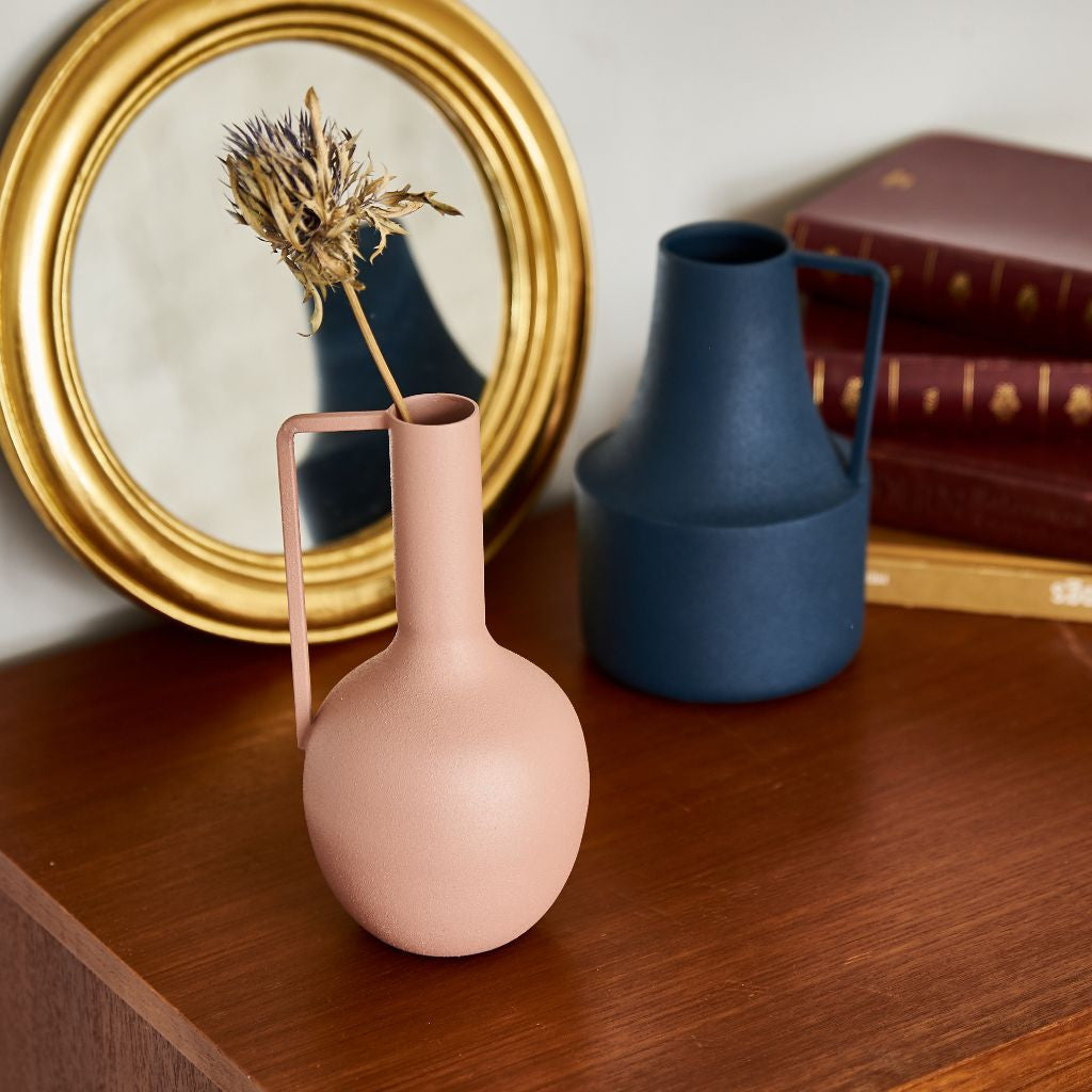 アイアンフラワーベース ダスティピンク