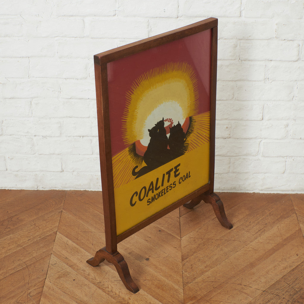 英国ヴィンテージ 看板 / ファイヤースクリーン