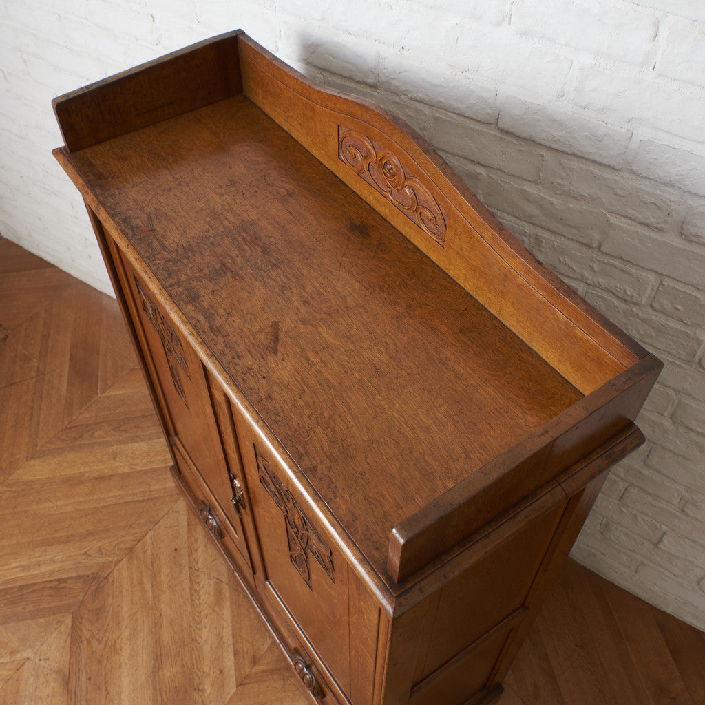 アールヌーヴォー様式 年代物 ブックケース